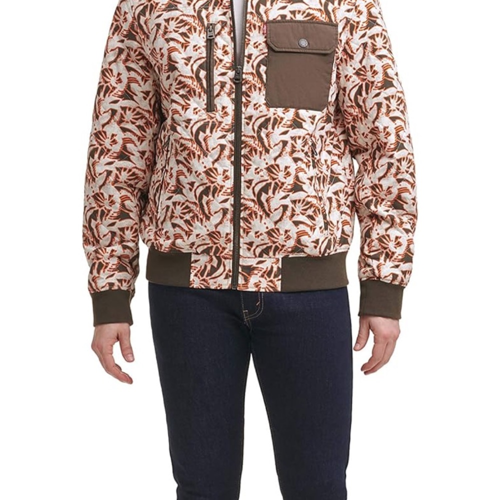 Levi’s men’s bomber jacket (size:m)